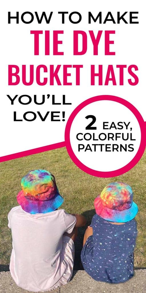 how to make tie dye bucket hats